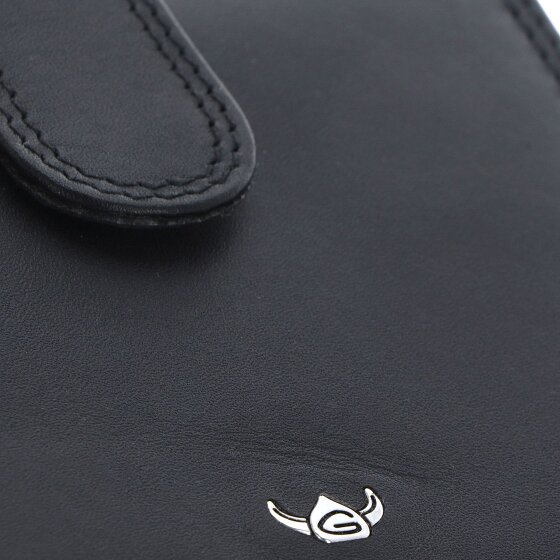 Golden Head Polo Porte-monnaie Protection RFID Cuir véritable 10.5 cm