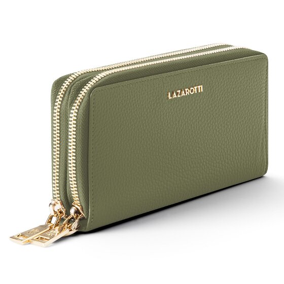 Lazarotti Bologna Leather Porte-monnaie Protection RFID Cuir 20 cm