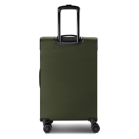 bugatti Valencia Soft 4 roues Set de valises 3 pièces avec soufflet d'extension