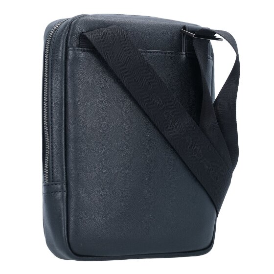 Piquadro Black Square Sac à bandoulière en cuir 17 cm