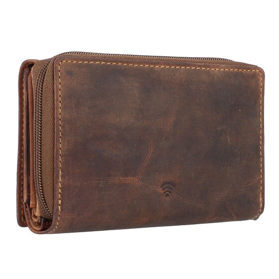 Greenburry Porte-monnaie Vintage RFID cuir 14 cm