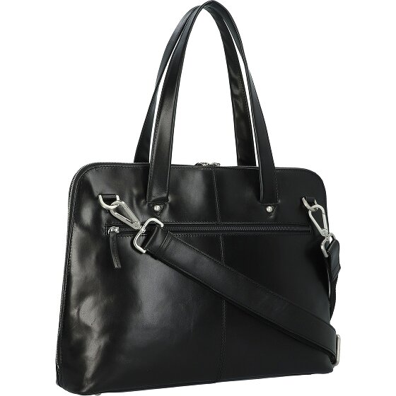 Leonhard Heyden Cambridge Sac à bandoulière en cuir 41 cm Compartiment pour ordinateur portable