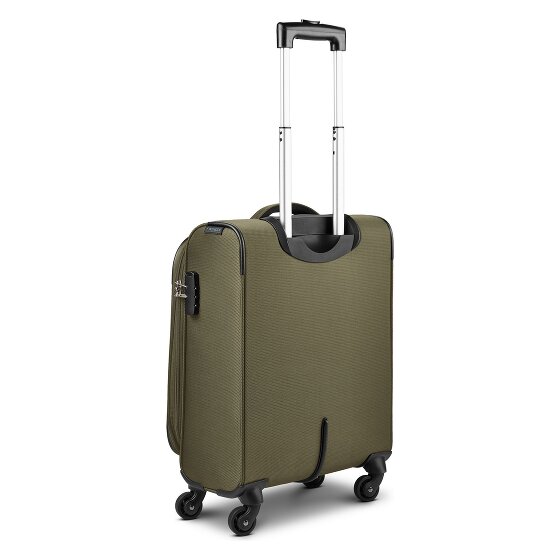 Wenger Beaumont 4 roulettes Trolley de cabine S 54 cm avec soufflet d'extension
