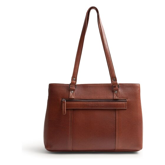 The Chesterfield Brand Alverino Sac à bandoulière Cuir véritable 38 cm Compartiment ordinateur