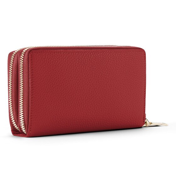 Lazarotti Bologna Leather XL Double Zip-Around Porte-monnaie RFID Cuir 20 cm