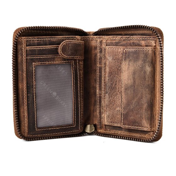 Greenburry Huntsman Porte-monnaie Protection RFID Cuir 10 cm
