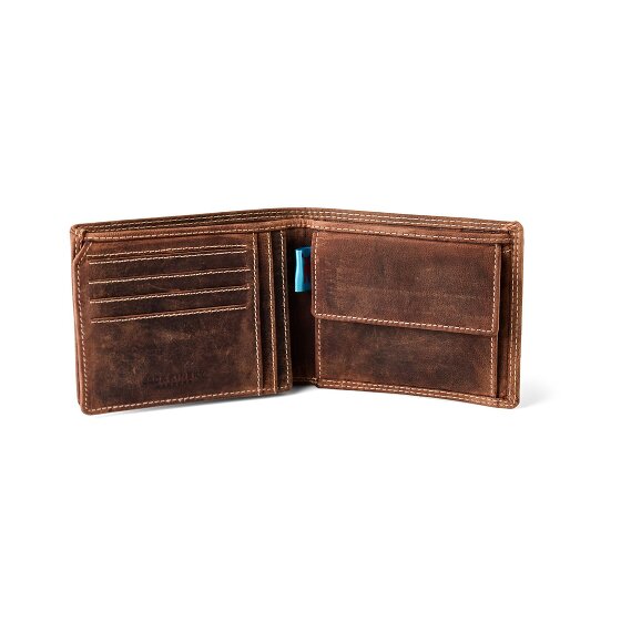 Jack Kinsky Baltimore 101 Porte-monnaie Protection RFID Cuir 13 cm