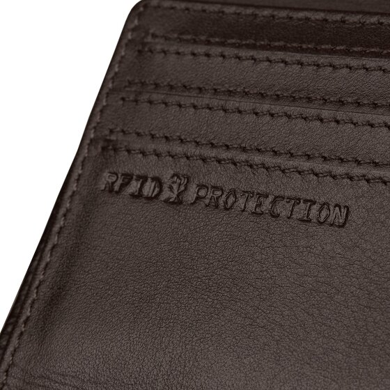 bugatti Due Porte-monnaie Protection RFID Cuir 9 cm