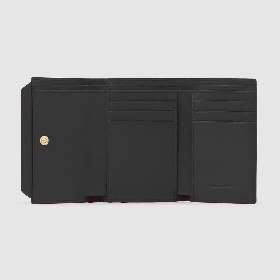 Piquadro Circle Porte-monnaie Protection RFID Cuir véritable 12 cm