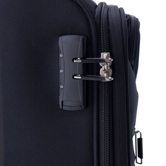 Gladiator 2000 4 roulettes Trolley de cabine 55 cm avec soufflet d'extension