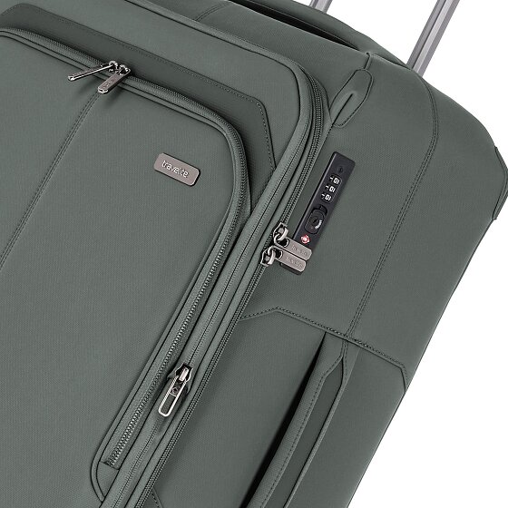 Travelite Priima 4 roulettes Trolley 68 cm avec soufflet d'extension