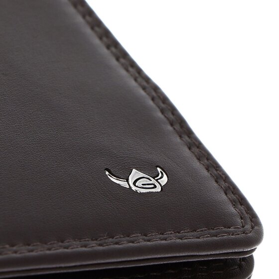 Golden Head Polo Étui pour cartes de crédit Protection RFID Cuir véritable 7.5 cm