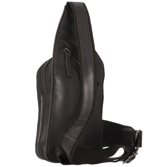 Davidoff Essentials Sac à bandoulière en cuir 13,5 cm