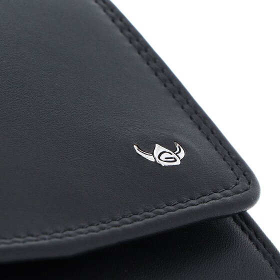 Golden Head Polo Porte-monnaie Protection RFID Cuir véritable 17.5 cm