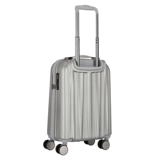 Polestream Moonrock 4 roulettes Trolley de cabine S 55 cm avec soufflet d'extension