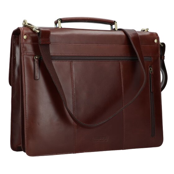 Leonhard Heyden Cambridge Porte-documents en cuir 40 cm Compartiment pour ordinateur portable