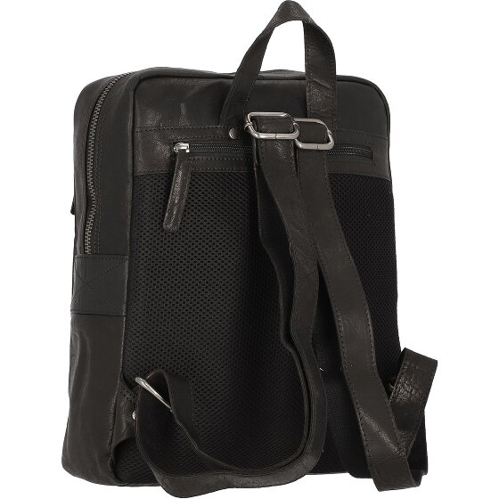 Spikes & Sparrow Bronco Sac à dos en cuir 34 cm Compartiment pour ordinateur portable