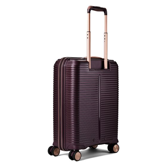 Polestream Paris 4 roulettes Trolley de cabine 55 cm avec soufflet d'extension