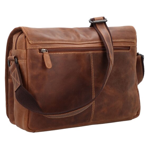 Greenburry Racing Collection Atlanta Porte-documents Messenger Cuir 36 cm