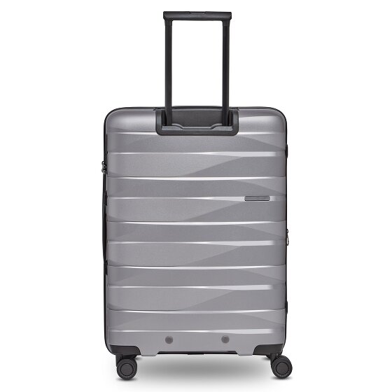 Bergpfeil Travel Set de valises à 4 roulettes 3 pièces avec soufflet extensible