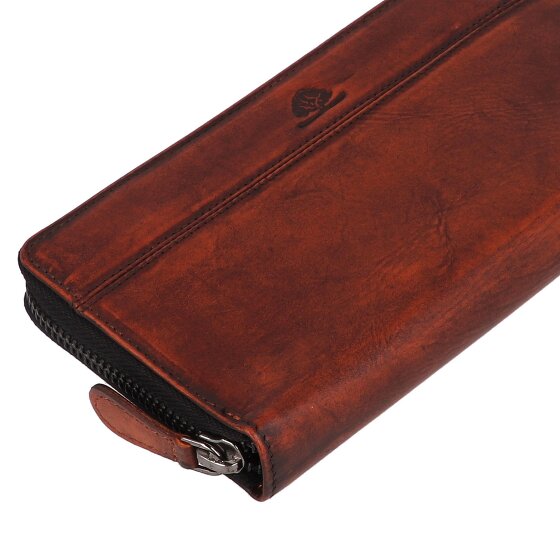 Greenburry Destressed Porte-monnaie Protection RFID Cuir 19 cm