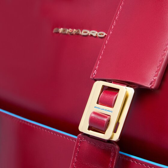 Piquadro Blue Square Sac à bandoulière Protection RFID Cuir 30 cm Compartiment pour ordinateur portable