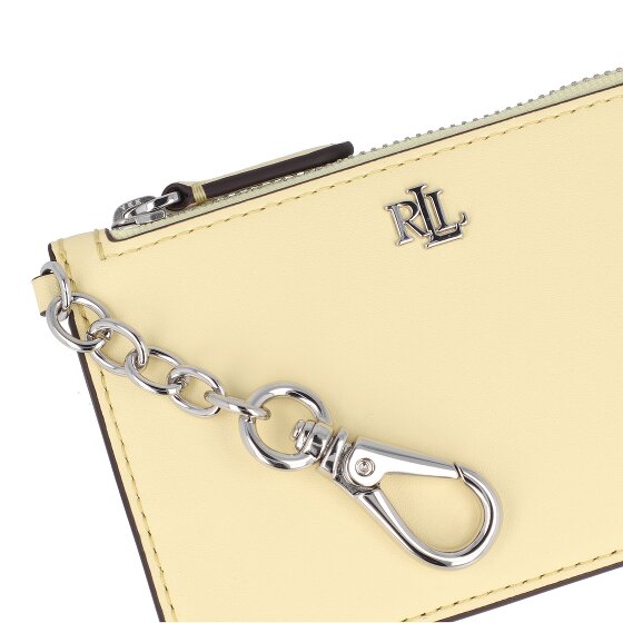 Lauren Ralph Lauren Zip Card Étui à clés Cuir véritable 13 cm