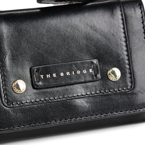 The Bridge Cecilia Porte-monnaie Protection RFID Cuir véritable 12 cm