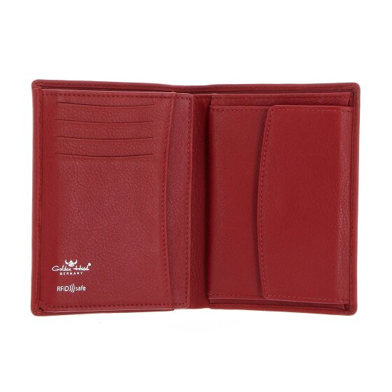 Golden Head Dublin Porte-monnaie Protection RFID Cuir véritable 13 cm