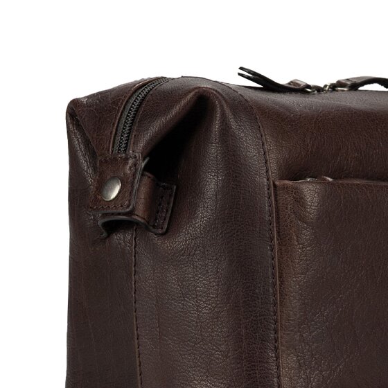 Jost Glasgow Trousse de toilette Cuir véritable 24 cm