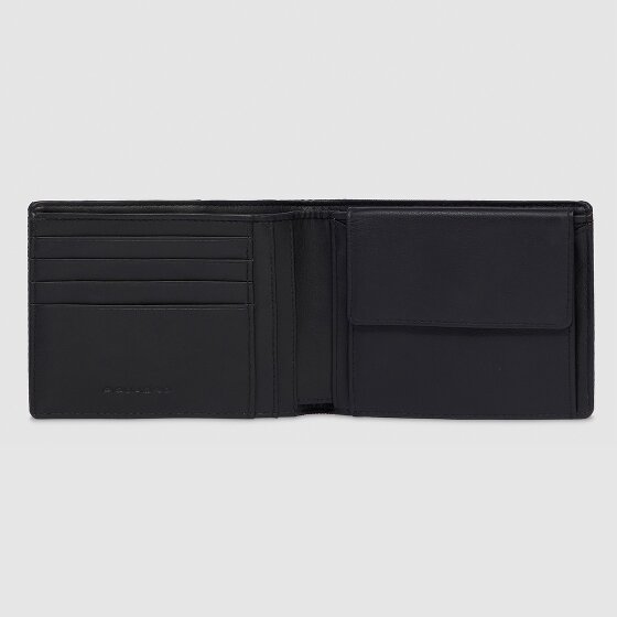 Piquadro PQ-Earth Porte-monnaie Protection RFID Cuir véritable 12.5 cm