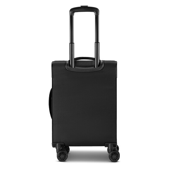 bugatti Valencia Soft 4 roulettes Trolley de cabine S 55 cm avec soufflet d'extension