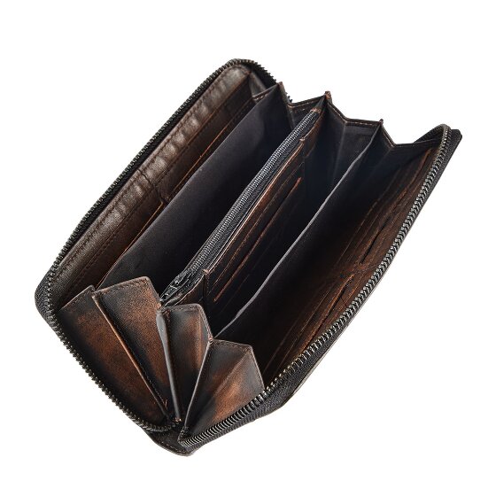 Greenburry Destressed Porte-monnaie Protection RFID Cuir 19 cm