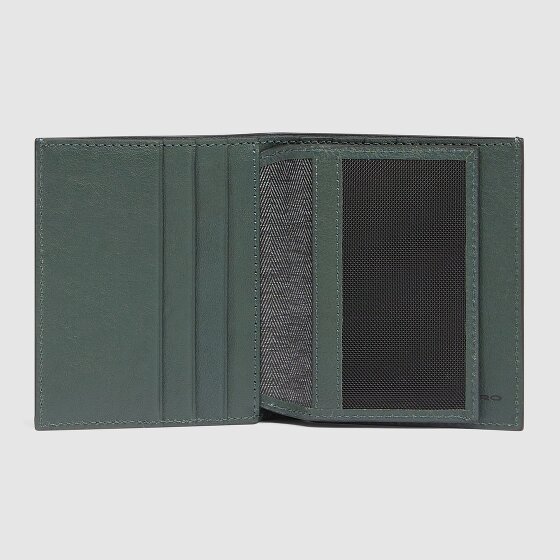 Piquadro Black Square Étui pour cartes de crédit Protection RFID Cuir 9 cm