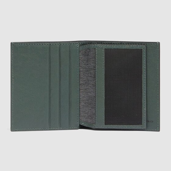 Piquadro Black Square Étui pour cartes de crédit Protection RFID Cuir 9 cm