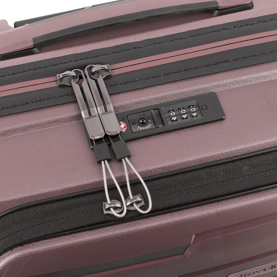 Travelite Air Base 4 roulettes Trolley de cabine 55 cm Compartiment pour ordinateur portable