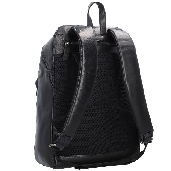 Plevier Rock Amaril Sac à dos professionnel Cuir 43 cm Compartiment pour ordinateur portable