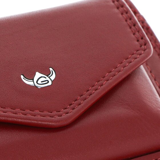 Golden Head Polo Porte-monnaie Protection RFID Cuir véritable 10 cm