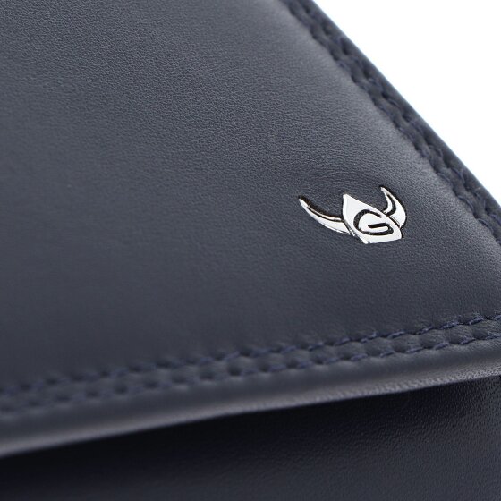 Golden Head Polo Porte-monnaie Protection RFID Cuir véritable 19 cm