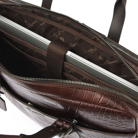 Castelijn & Beerens Attaché-case Cuir véritable 41 cm Compartiment ordinateur