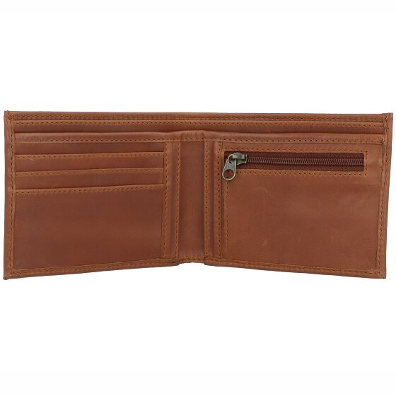 Buckle & Seam Porte-monnaie Bill en cuir 11,5 cm