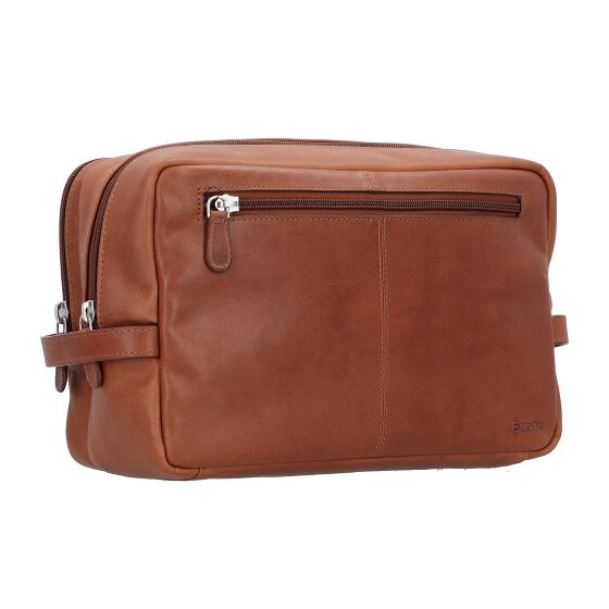 Esquire Dallas Trousse de toilette Cuir 27 cm