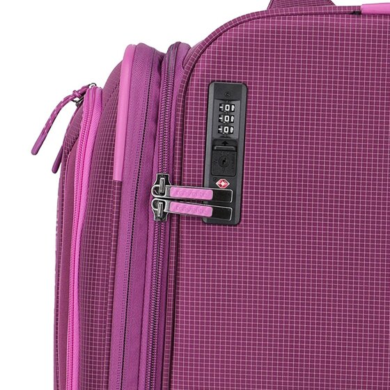 Travelite Corsiica 4 roulettes Trolley L 77 cm avec soufflet d'extension