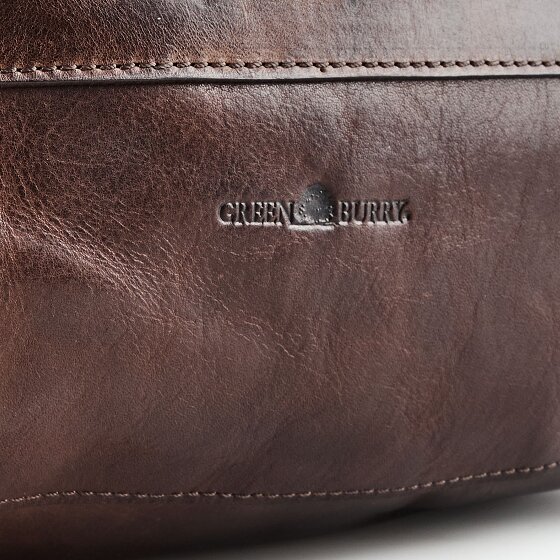 Greenburry Newport Sac à bandoulière Cuir véritable 32 cm