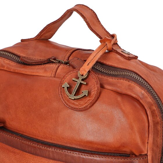 Harbour 2nd Blake Daypack Cuir véritable 38 cm Compartiment ordinateur