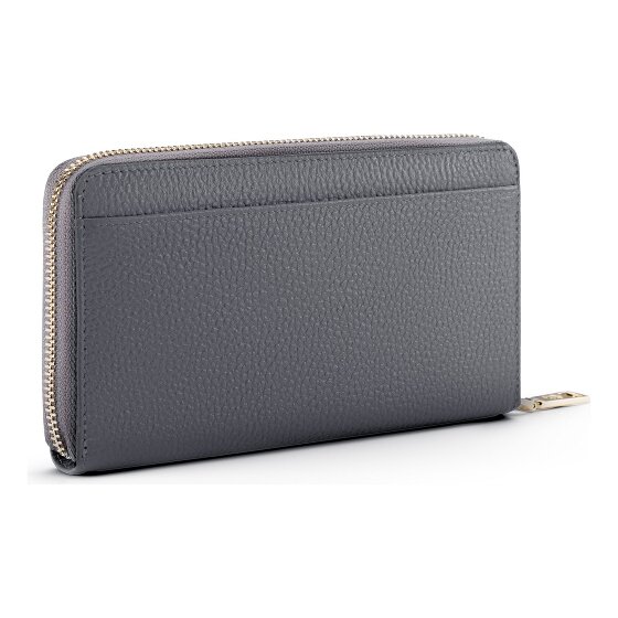 Lazarotti Bologna Leather XL Porte-monnaie zip-around en cuir 19 cm