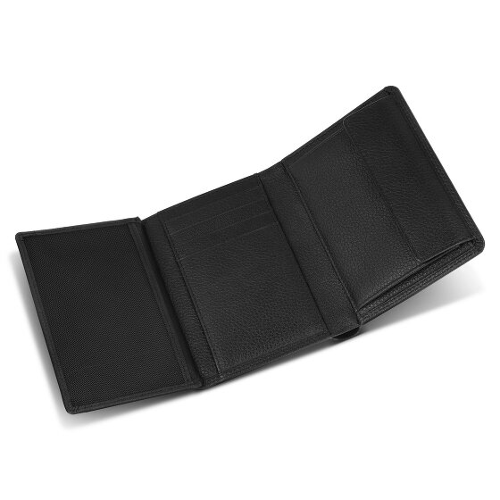 Redolz Leather Essentials HF Porte-monnaie en cuir RFID 9,5 cm dépliable