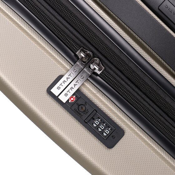 Stratic Bright+ 4 roulettes Trolley de cabine S 55 cm avec soufflet d'extension