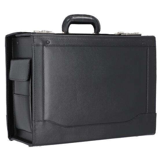 Alassio Valise de pilote en cuir, compartiment pour ordinateur portable 45 cm
