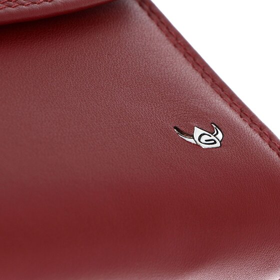 Golden Head Polo Porte-monnaie Protection RFID Cuir véritable 12 cm
